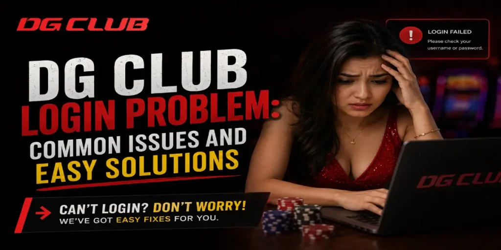 dg club login problem